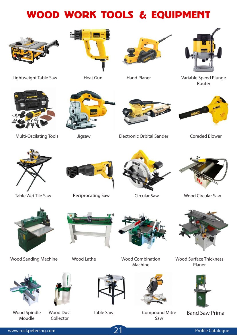 Woodworking Tools & Equipment